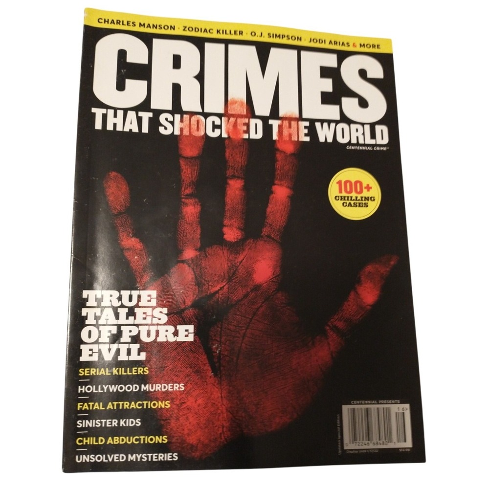 Crimes That Shocked The World Magazine 100+ Chilling Cases True Crime Special Ed